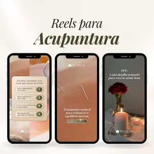 Imagem de capa para o Curso online Reels para Acupuntura
