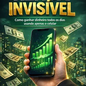 Imagem de capa para o Ebook RENDA INVISÍVEL: Como Ganhar Dinheiro Todos os Dias Usando Apenas o Celular (Mesmo Começando do Zero)