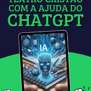 Imagem de capa para o Ebook E-book: Como escrever peças de Teatro Cristão com a ajuda do ChatGPT