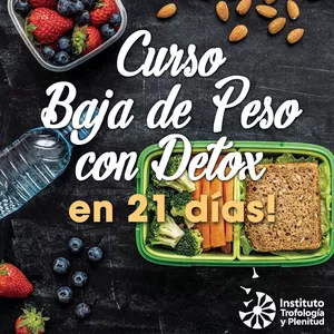 Imagen de portada para Curso online Curso Baja de Peso con Detox en 21 días 