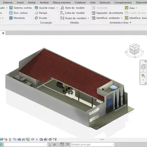 Imagem de capa para o Curso online PROJETO ARQUITETONICO LAVA JATO 146 m² EDITÁVEL REVIT