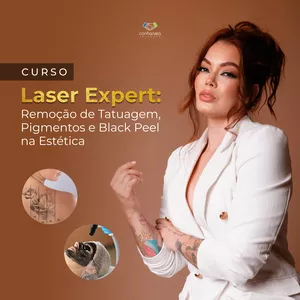 Imagem de capa para o Curso online Laser Expert: Remoção de Tatuagem, Pigmentos e Black Peel na Estética