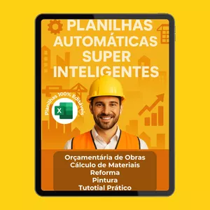 Imagem de capa para o Ebook Planilhas Automáticas Super Inteligentes
