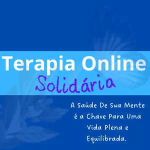 Imagem de capa para o Serviço online TERAPIA SOLIDÁRIA  ONLINE - 04 SESSÕES 