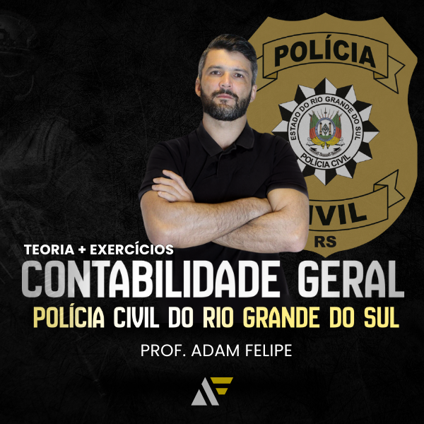 Imagem do curso Contabilidade Geral PC RS - Escrivão e Inspetor | Teoria + Exercícios