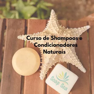 Imagem de Curso de Shampoos e Condicionadores Naturais  criado por Soap Sea na hotmart
