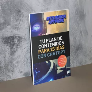 Imagen de portada para Ebook Tu plan de contenidos para 15 días con ChatGPT