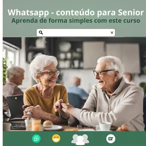Imagem de capa para o Curso online Curso de WhatsApp para idosos(iOS)