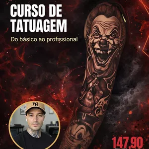 Imagem do curso CURSO DE TATUAGEM PARA INCIANTES DO ZERO AO AVANÇADO!