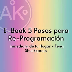 Imagen de portada para Ebook E-book 5 Pasos para Re-Programación inmediata de tu Hogar - Feng Shui Express