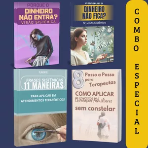 Imagem de capa para o Ebook OFERTA ESPECIAL para Terapeutas Sistêmicos: Combo Imperdível de 4 Ebooks! 🚨