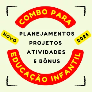 Imagem do curso Combo: Planejamentos para Educação Infantil + 21 Projetos + 1000 Atividades Educação Infantil + 5 bônus