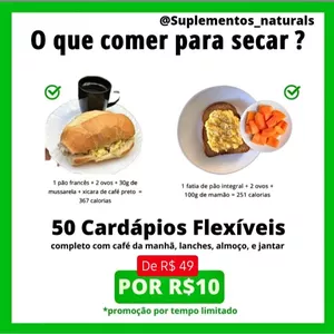 Imagem de capa para o Ebook Oque comer para secar ? 