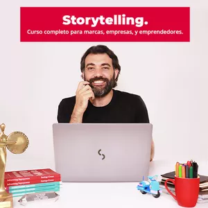 Imagen principal del producto Storytelling. Curso completo para marcas, empresas y emprendedores.  