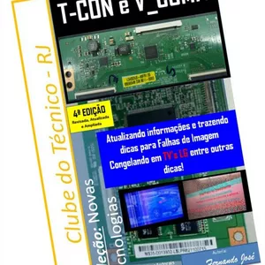 Imagem de capa para o Ebook T-CON e V_COMM Funcionamento e Reparação