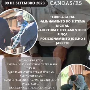Imagem de capa para o Evento presencial Curso Básico de Ferrageamento