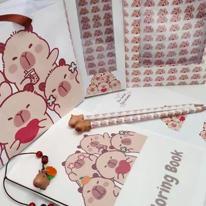 Imagem de capa para o Ebook KIT DIGITAL CANETAS PERSONALIZADAS  CAPIVARA FOFA EDIÇÃO 3 