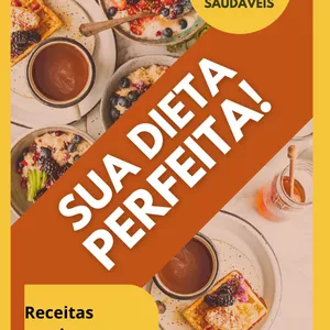 Imagem de capa para o Ebook SUA DIETA PERFEITA!