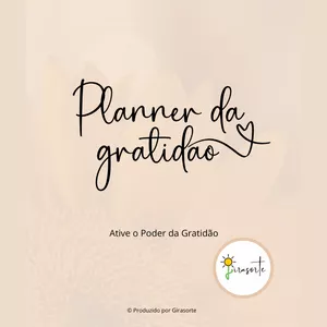 Imagem de capa para o Ebook Planner da Gratidão 