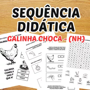 Imagem de capa para o Ebook Sequência Didática (NH) - Galinha Choca