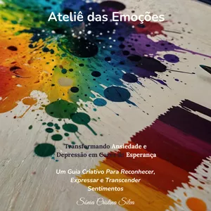Imagem de capa para o Ebook Ateliê das Emoções: Transformando Ansiedade e Depressão em Cores de Esperança Um Guia Criativo Para Reconhecer, Expressar e Transcender Sentimentos