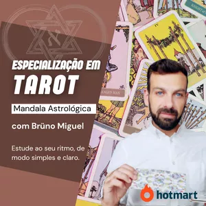 Imagem de capa para o Curso online Curso de Especialização em Tarot! - Mandala Astrológica ♾️