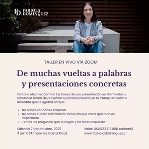 Imagen de portada para Evento online De muchas vueltas a palabras y presentaciones concretas