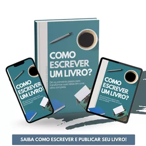 Imagem de capa para o Ebook Como escrever um Livro?