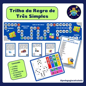 Imagem de capa para o Ebook Trilha da Regra de Três Simples