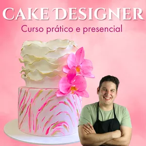 Imagem de capa para o Evento presencial Curso Cake designer - técnicas básicas de decoração 