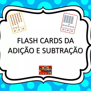 Imagem de capa para o Ebook Flash Card - Adição e Subtração