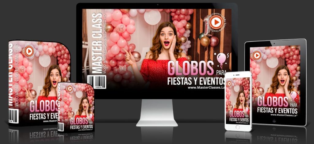 Curso de decoración con globos