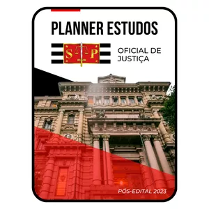 Imagem de capa para o Ebook Planner de Estudos: Oficial de Justiça TJ-SP
