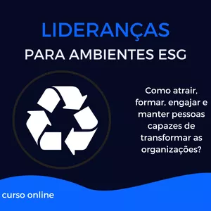Imagem de capa para o Curso online Lideranças para Ambientes ESG
