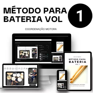 Imagem do curso CURSO - MÉTODO PARA BATERIA VOL.01