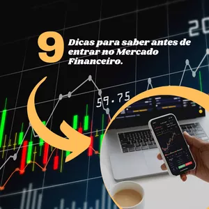 Imagem de capa para o Ebook 9 Dicas para vc saber sobre mercado financeiro 