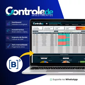 Imagem do curso Planilha Controle de Investimentos 3.0