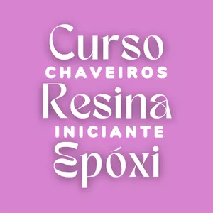Imagem de capa para o Curso online Curso Iniciante Chaveiros Resina Epóxi 