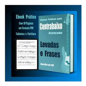 Imagem de capa para o Ebook Ebook / Levadas e Frases - Método Para Contrabaixo