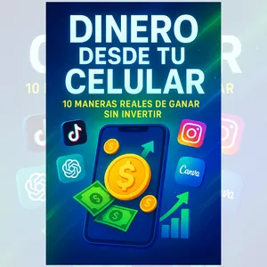 Imagen de portada para Ebook Dinero desde tu Celular: 10 Maneras Reales de Ganar sin Invertir