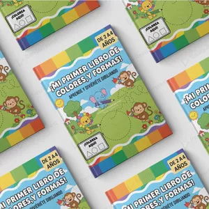 Imagen de portada para Ebook E-Book Educativo Imprimible – Colorea, Traza y Aprende las Vocales | Actividades para Niñ@s de 2 a 4 Años 