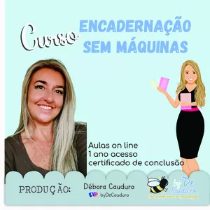 Imagem de capa para o Curso online Encadernação SEM MÁQUINAS