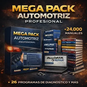Imagen de portada para Ebook Mega Pack Automotriz Profesional