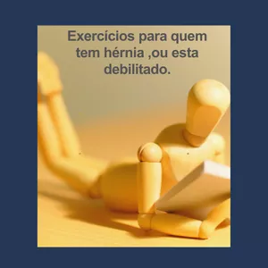 Imagem de capa para o Ebook Exercícios para quem tem hérnia.