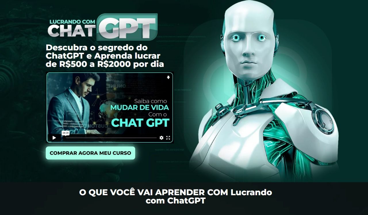 Imagem do curso Lucrando com ChatGPT