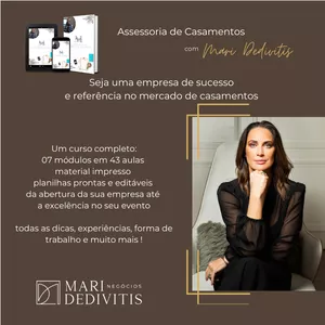 Imagem do curso Assessoria de Casamentos com Mari Dedivitis 