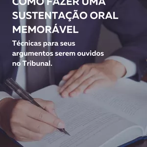 Imagem de capa para o Curso online Como fazer uma sustentação oral