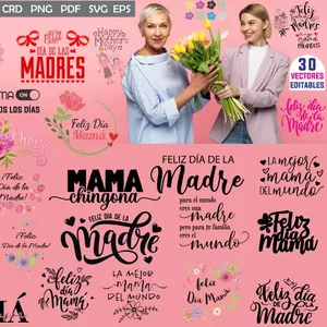 Imagen de portada para Curso online PACK VECTORES DISEÑOS DIA DE LA MADRE