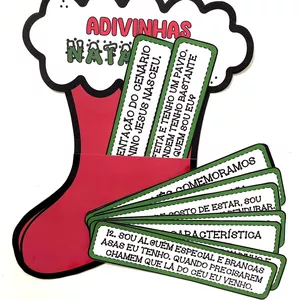 Imagem de capa para o Ebook ADIVINHAS NATALINAS