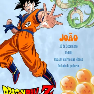 Imagem de capa para o Curso online Convite Personalizado Dragon Ball Z